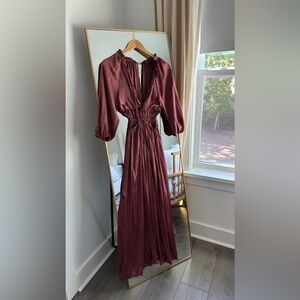 Zara Silk Backless Dress